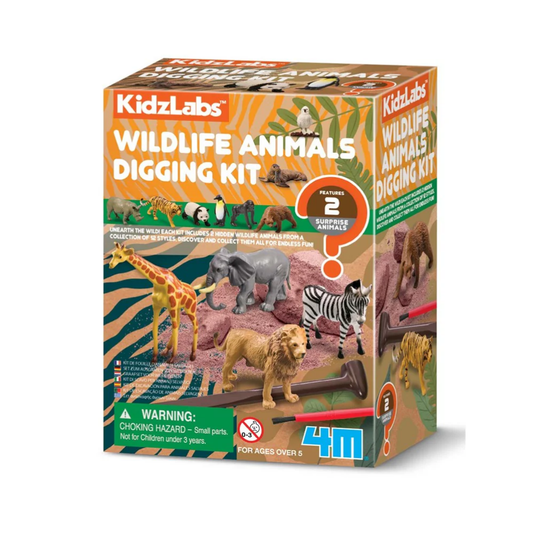Kit de Excavacioin de Animales Salvajes