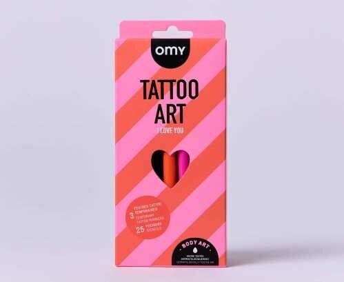 Rotuladores para Tattoos Temporales - I Love You