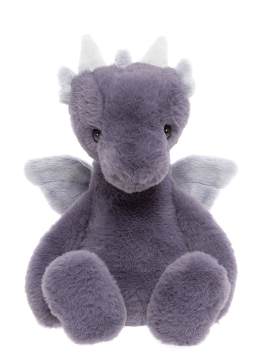 Dragón de peluche Draco lavanda tamaño L Charlie Bears