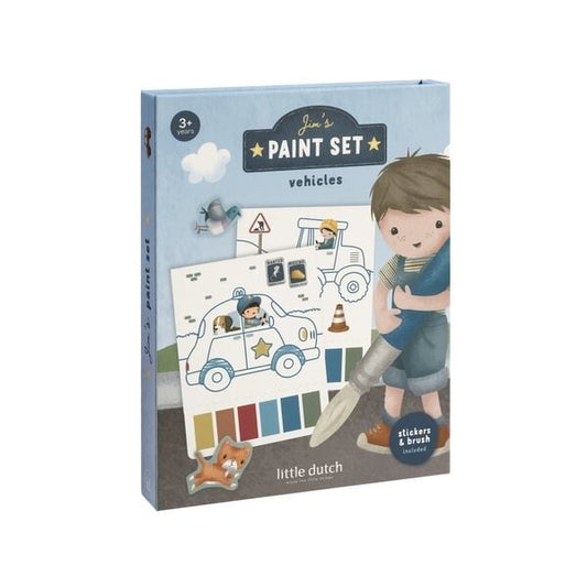 Set de Pintura con Agua Jim Vehículos