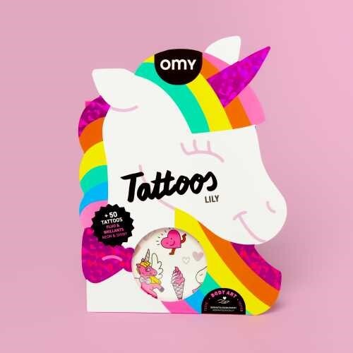 Tattoos Omy - Unicornio Lilly