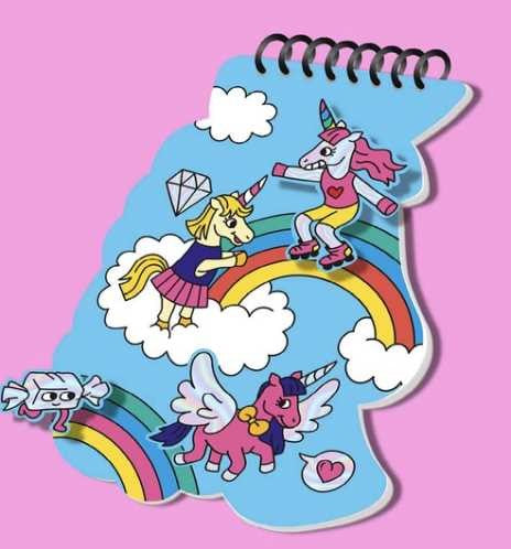 Libreta de Pegatinas - Unicornio