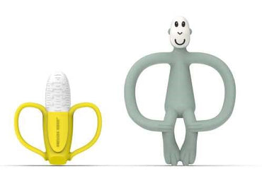 Set de Regalo Banana & Monkey - Verde Menta