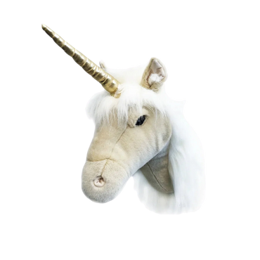 Cabeza de unicornio beige Fay decorativa para pared Wild & Soft