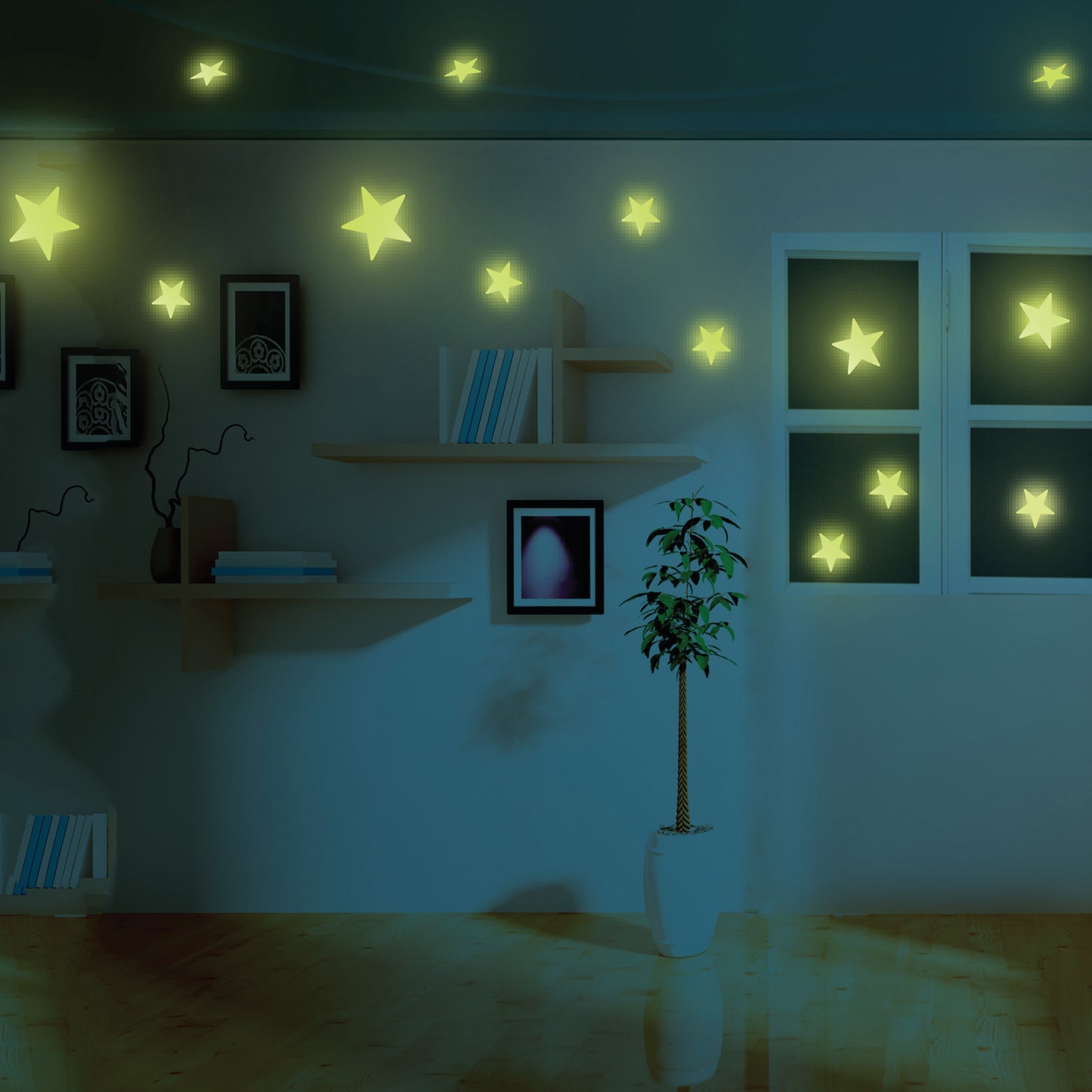 Mini Estrellas Brillantes en la Oscuridad