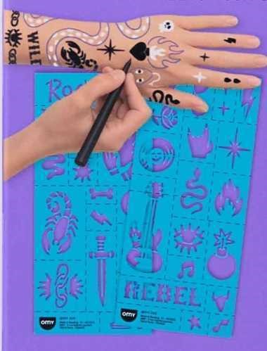 Rotuladores para Tattoos Temporales - Rock Club