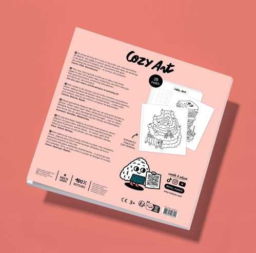 Libro para Colorear Cozy Art - Comida