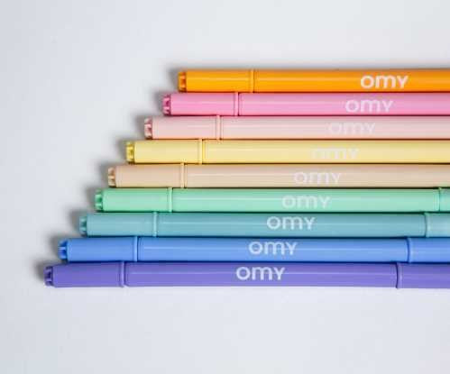 Rotuladores Omy con Pastel (9 unid)