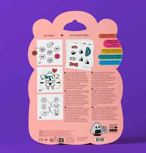 Libro Pegatinas Montessori - Emociones