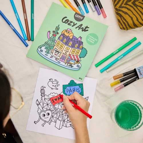 Libro para Colorear Cozy Art - Paris