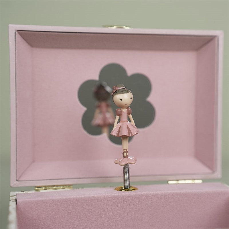Caja de Música Joyero Pequeña Bailarina Rosa