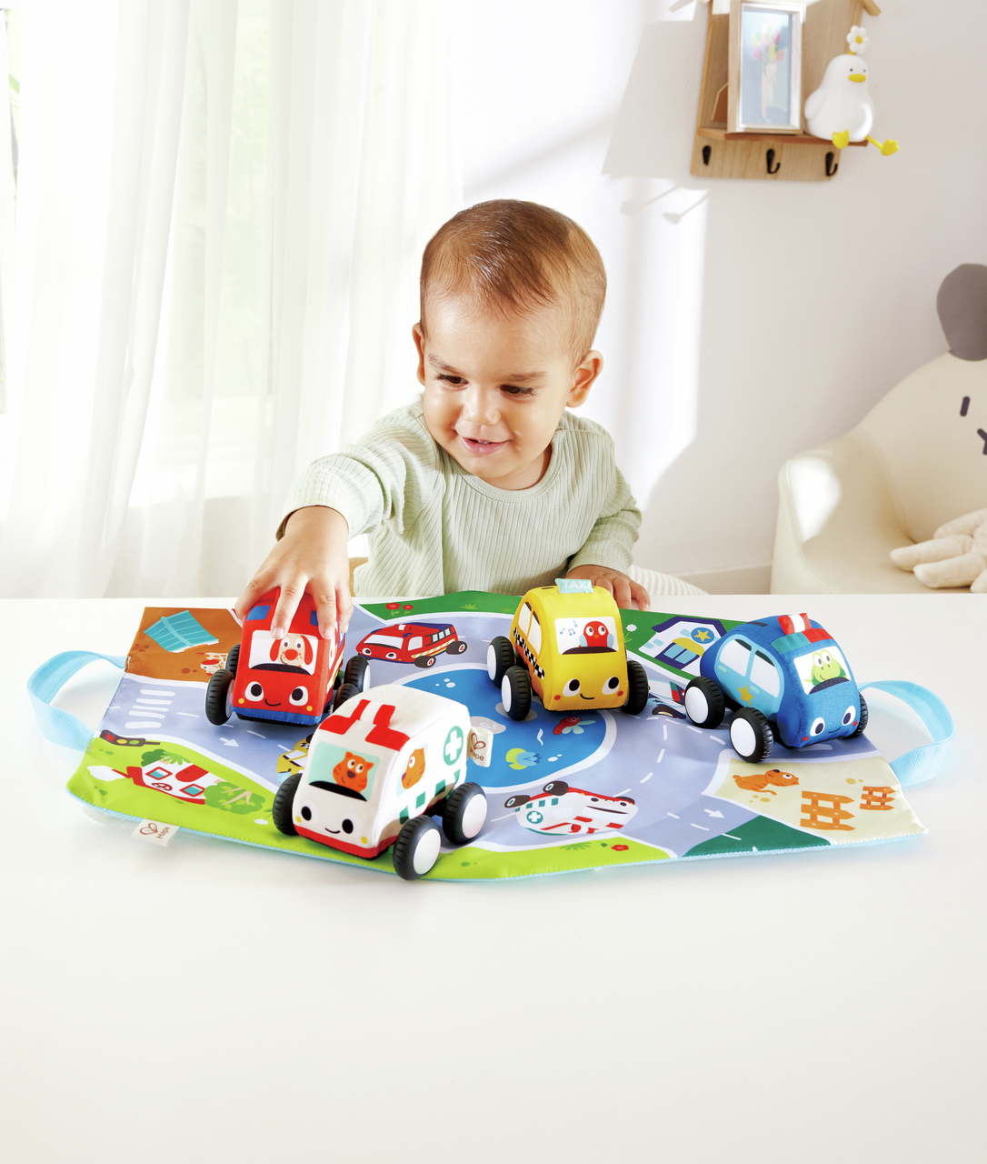 Set de Coches de Peluche