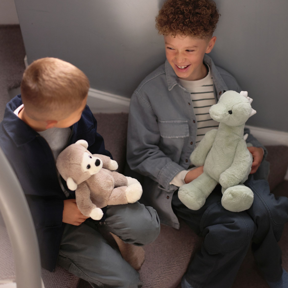 Dinosaurio stegosaurus de peluche Stevie verde tamaño L Charlie Bears