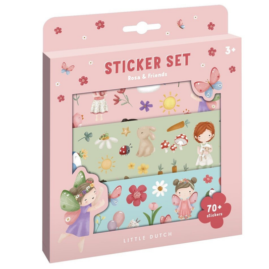 Set de Pegatinas Rosa & Friends