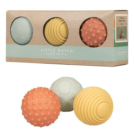 Set de 3 Pelotas Sensoriales Pequeña Granja