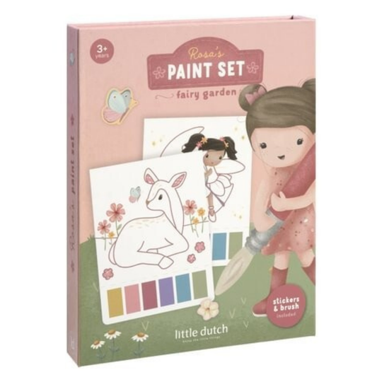 Set de Pintura con Agua Rosa Jardín de Hadas