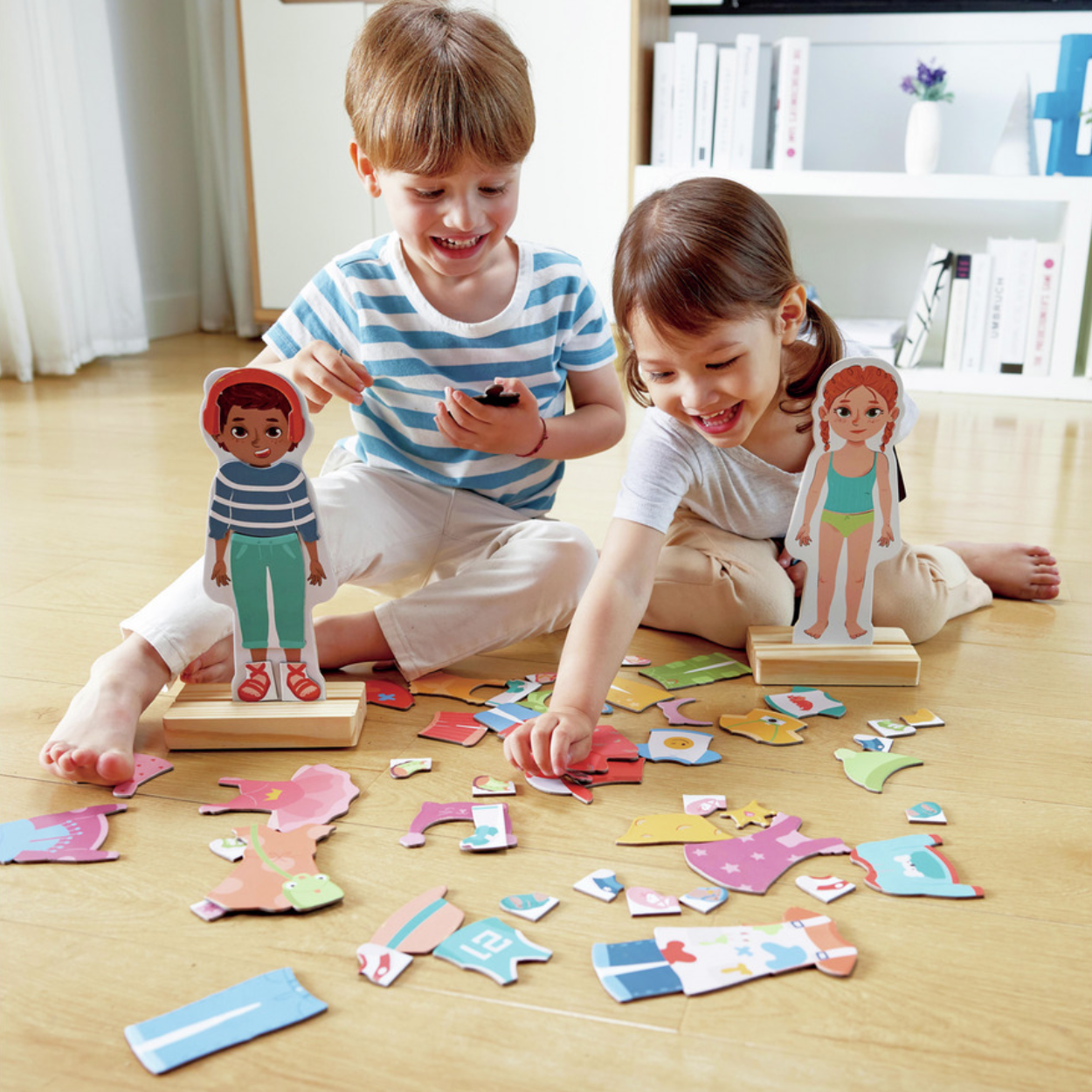 Puzzle magnético para vestir