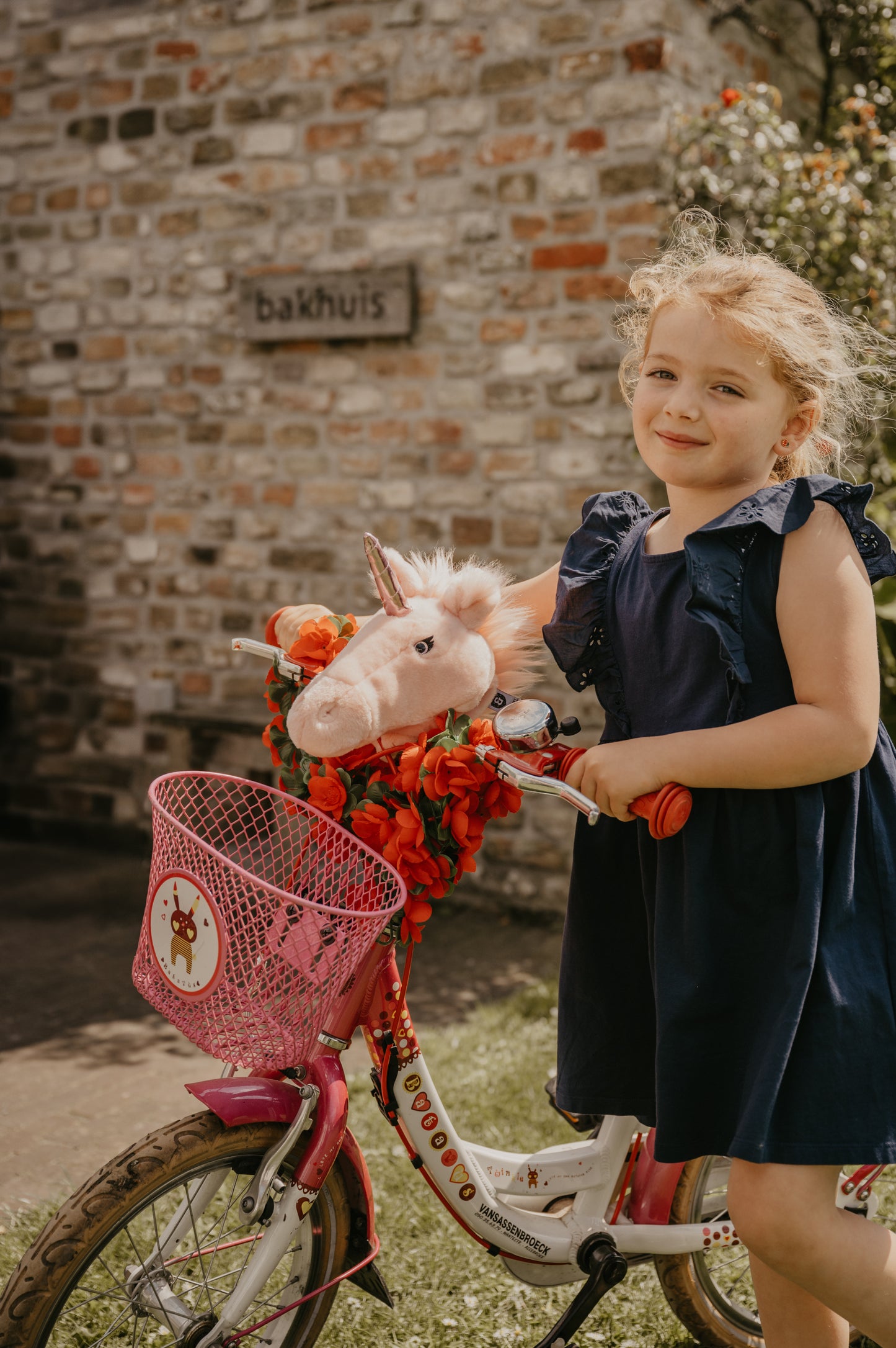 Cabeza de unicornio de peluche para patinete Wild & Soft