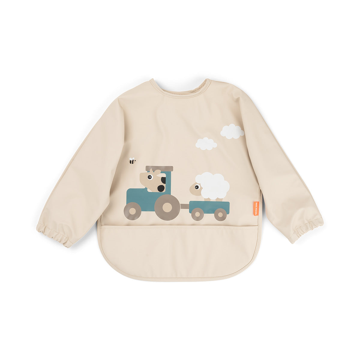 Babero con bolsillo y mangas Tiny farm Arena