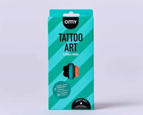 Rotuladores para Tattoos Temporales - Flower Power
