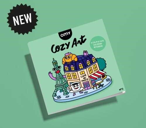 Libro para Colorear Cozy Art - Paris