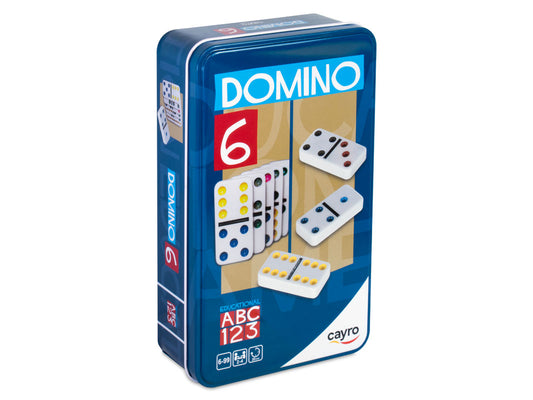 Domino colores Doble 6 Metal Box