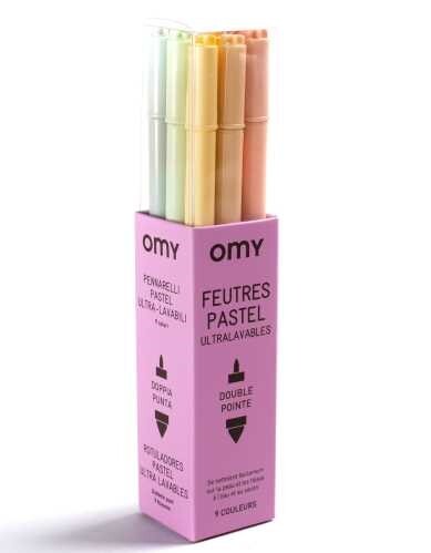 Rotuladores Omy con Pastel (9 unid)