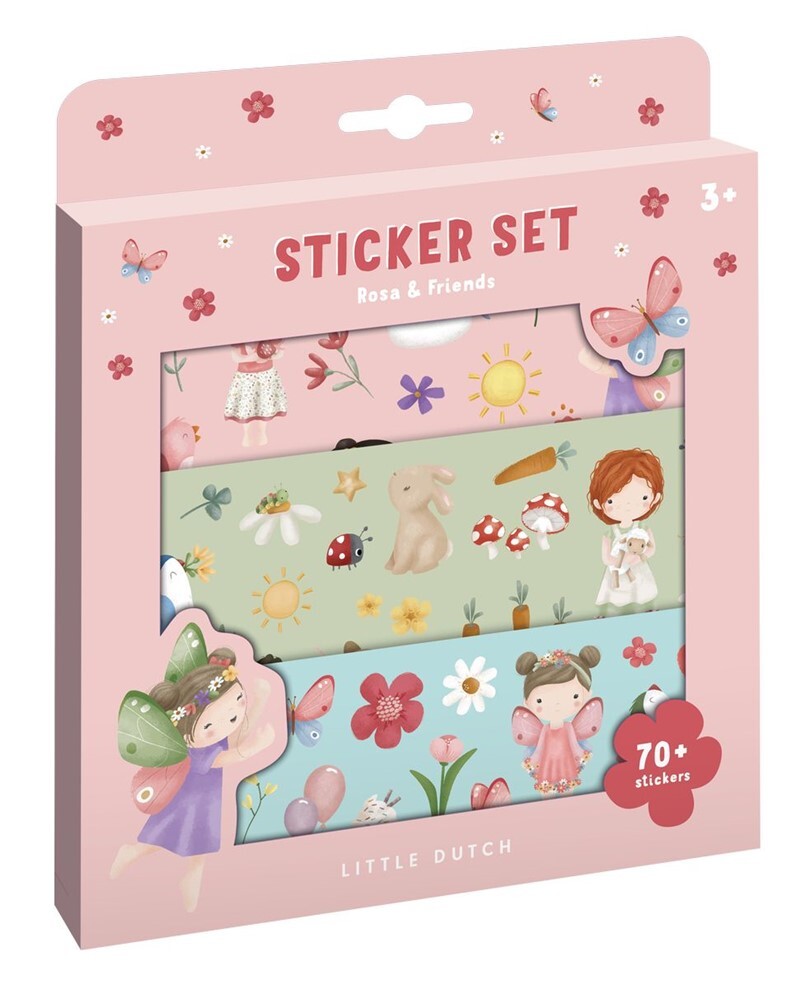 Set de Pegatinas Rosa & Friends