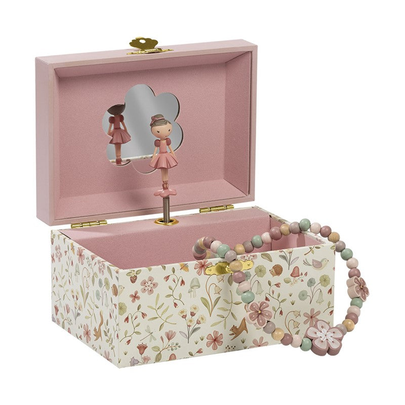 Caja de Música Joyero Pequeña Bailarina Rosa