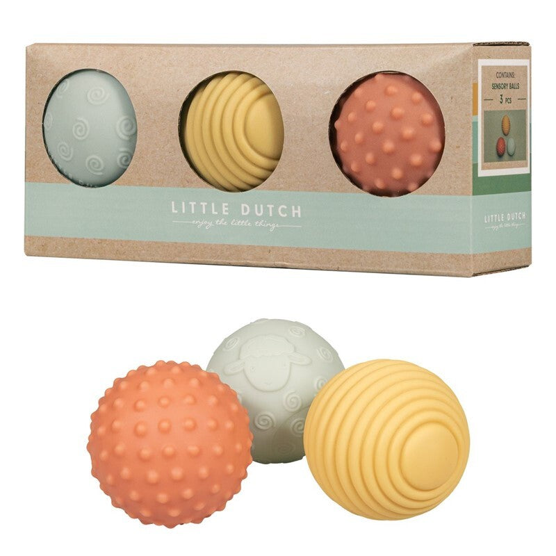 Set de 3 Pelotas Sensoriales Pequeña Granja