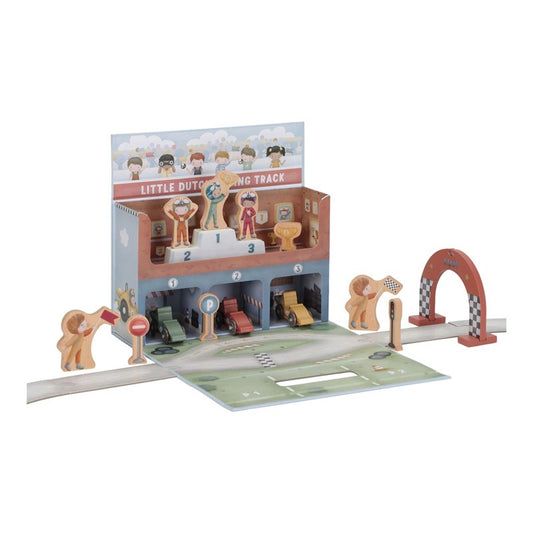 Caja de Juego con Pista de Carreras
