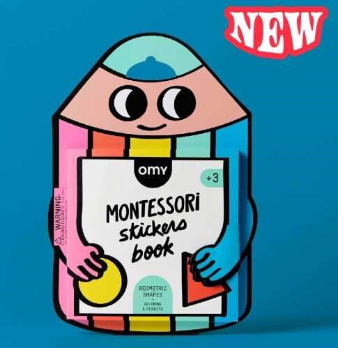 Libro Pegatinas Montessori - Formas Geométricas