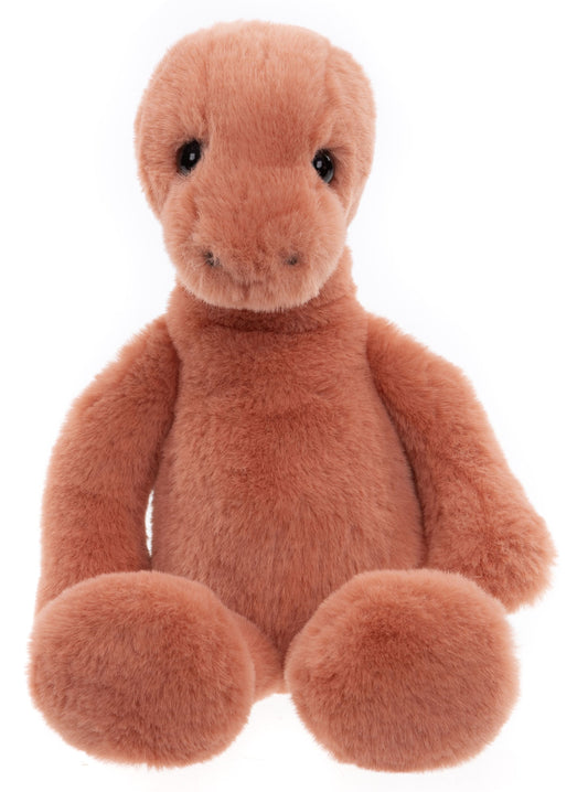 Dinosaurio stegosaurus de peluche Stevie naranja tamaño M Charlie Bears