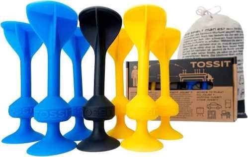 Tossit 7 Dardos Silicona Starter Pack - Amarillo + Azul