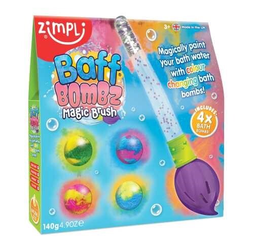 Pincel Mágico + 4 Bombas de Baño