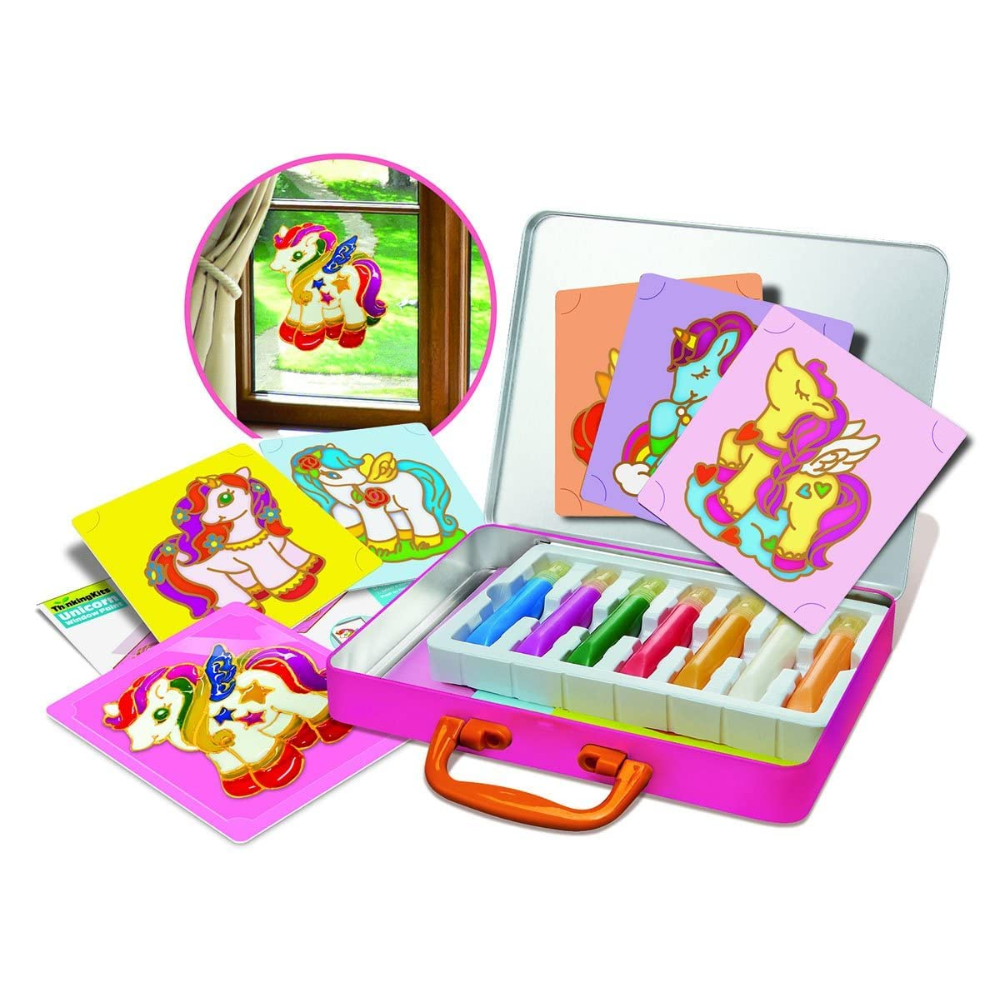 ThinkingKits Arte para Ventanas Unicornios