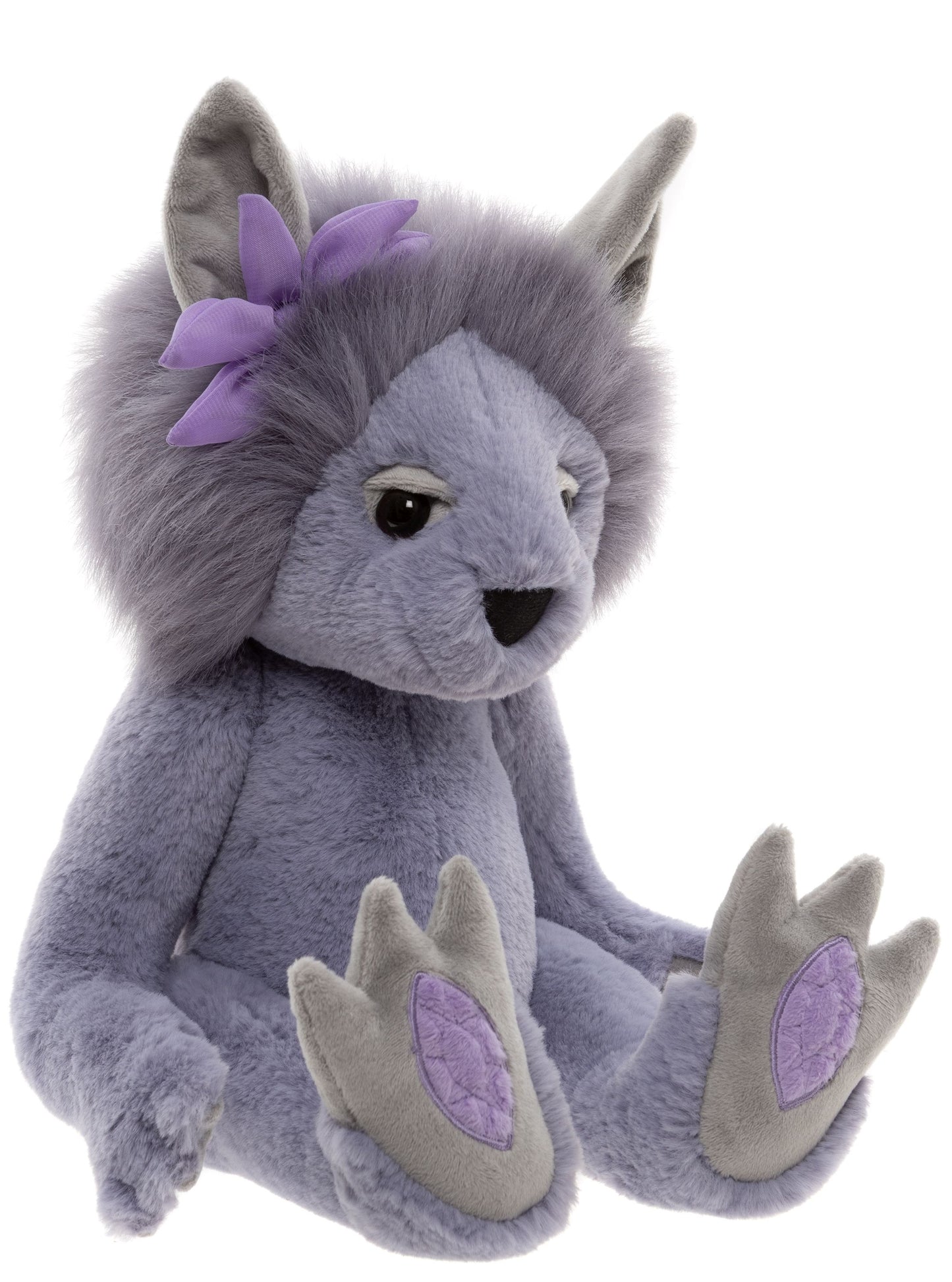 Troll de peluche Amethyst Boo morado Charlie Bears