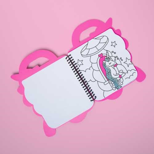 Libro Omy con Pinturas y Pegatinas - Unicornio Lily