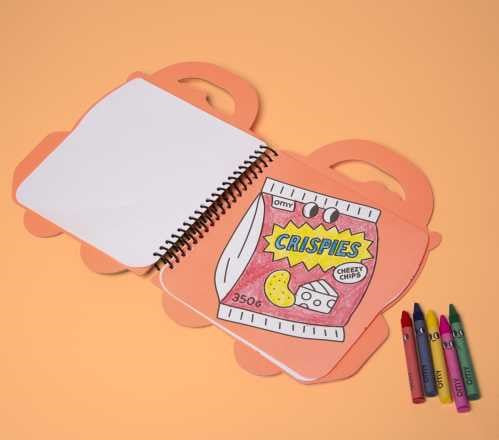 Libro Omy con Pinturas y Pegatinas - Yummy