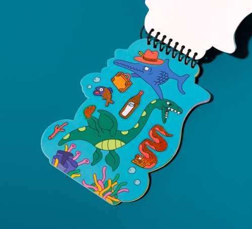 Libreta de Pegatinas - Dino