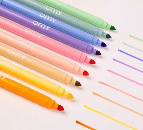 Rotuladores Omy con Pastel (9 unid)
