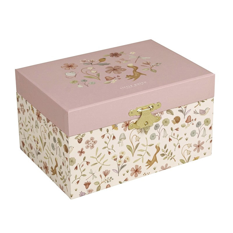 Caja de Música Joyero Pequeña Bailarina Rosa