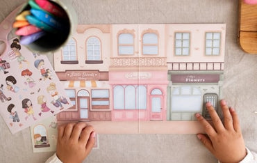 Libro de Pegatinas de Compras con Rosa