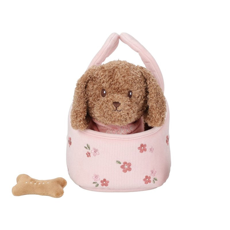 Perrito de Peluche Jackie con Bolsa
