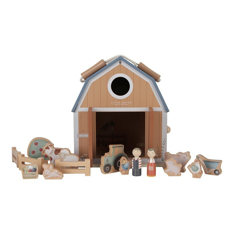 Granja de Madera Portable