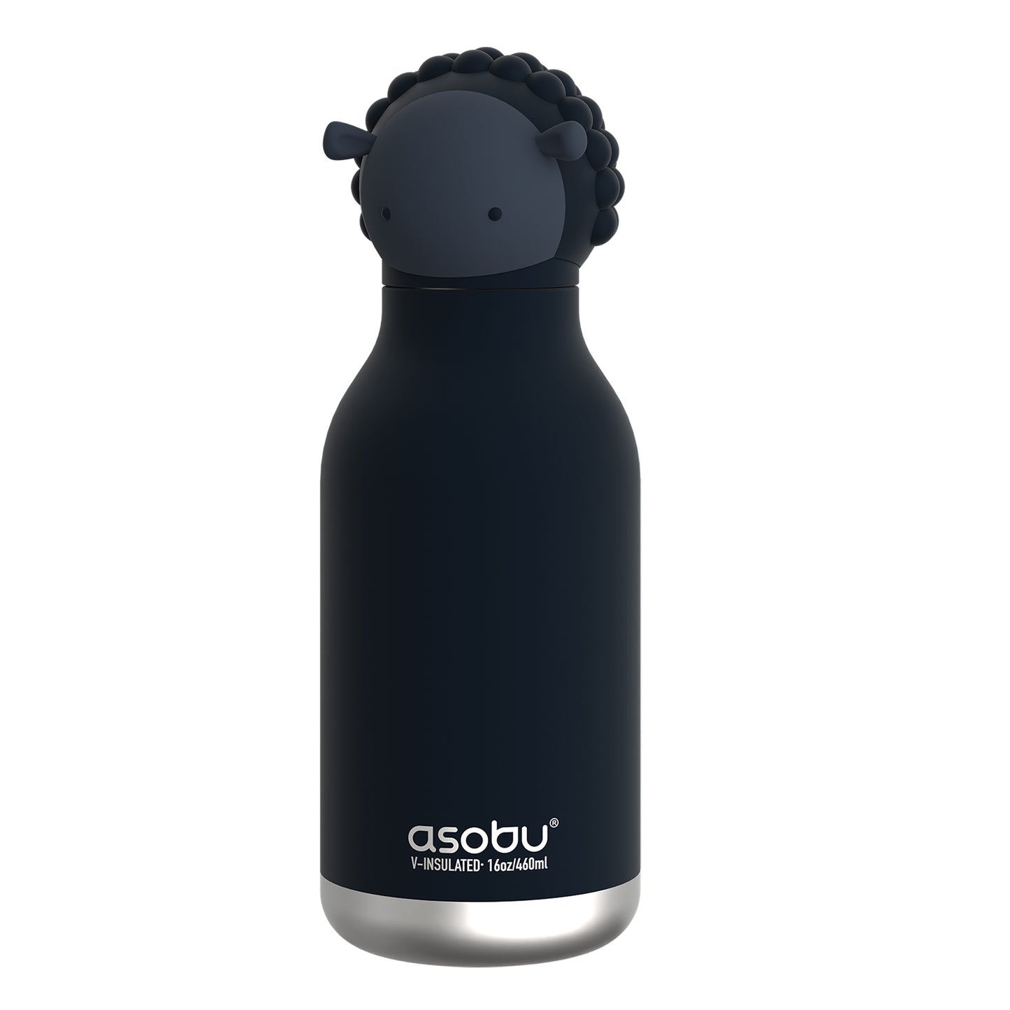 Botella térmica de acero inoxidable Asobu Besties oveja negra 475 ml