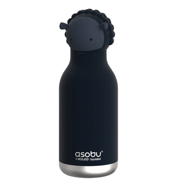 Botella térmica de acero inoxidable Asobu Besties oveja negra 475 ml