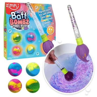 Pincel Mágico + 4 Bombas de Baño