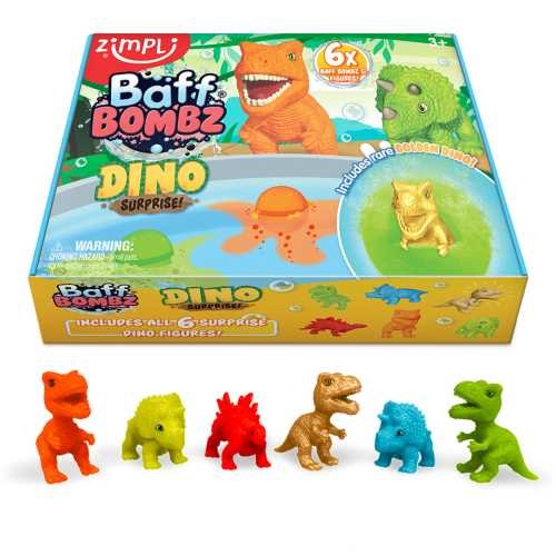 Pack 6 Bombas de Baño Sorpresa - Dinos