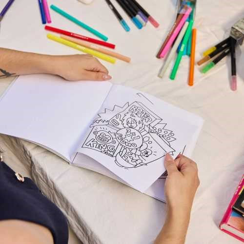Libro para Colorear Cozy Art - Supermercado